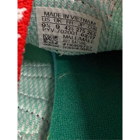 TRIED ON VNDS Size 9.5 - adidas EQT Support RF Primeknit Frozen Green - Picture 8 of 9